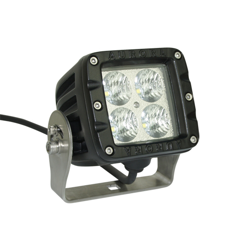 Фара Aurora 2" светодиодная ближнего белого света ALO-W1-2-E4T черная