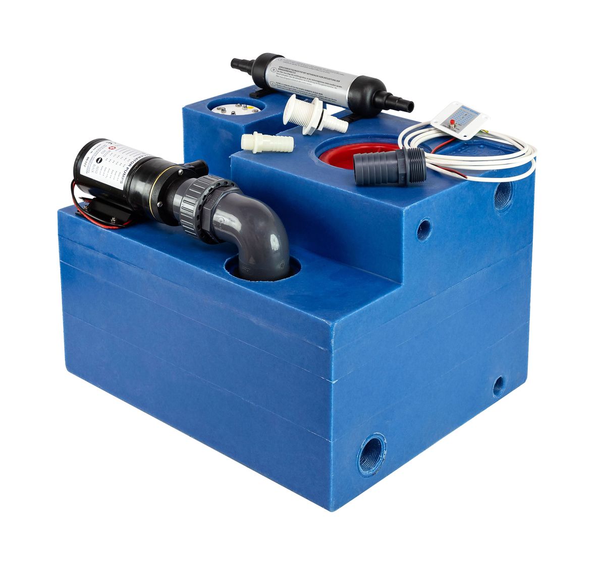 Бак сточный прямоугольный, 47 л, 480x400x250 мм