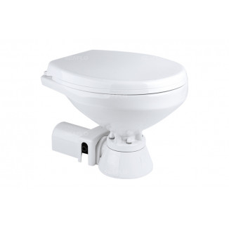Унитаз судовой керамический 24В (стандарт) сиденье из пластика