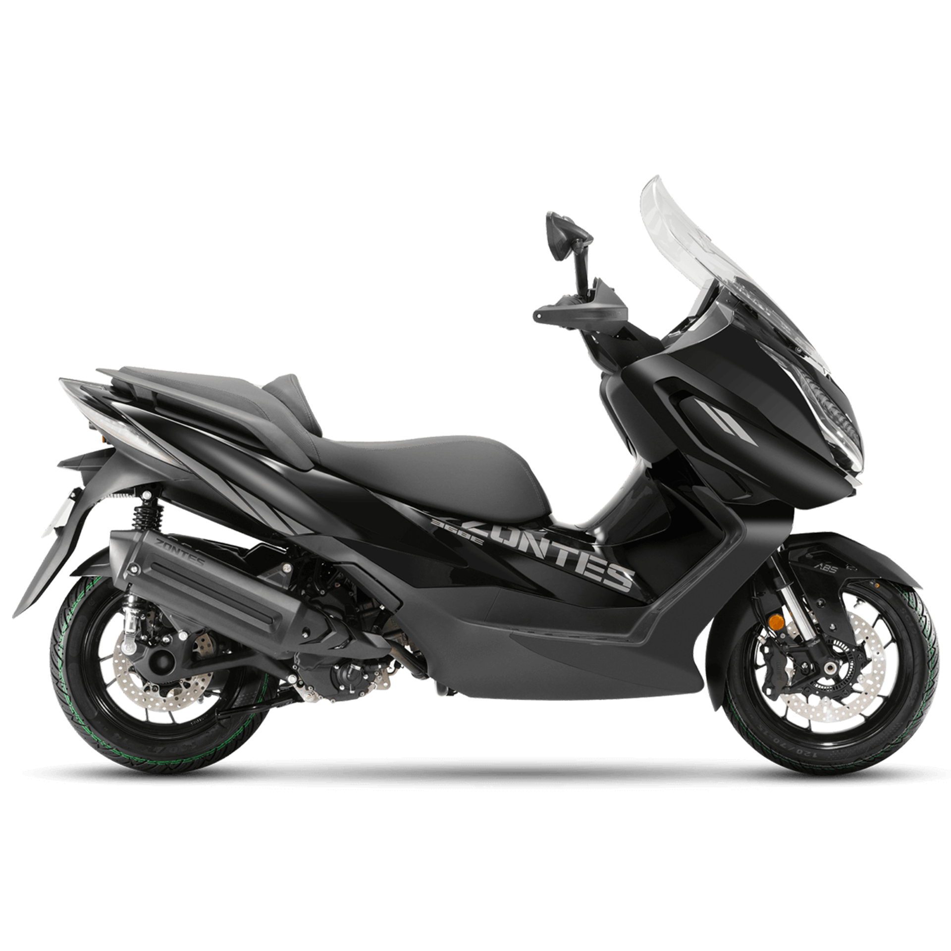 Максискутер Zontes ZT368-E черный 