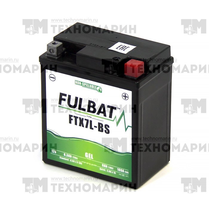 Аккумулятор гелевый FTX7L-BS-GEL (YTX7L-BS)