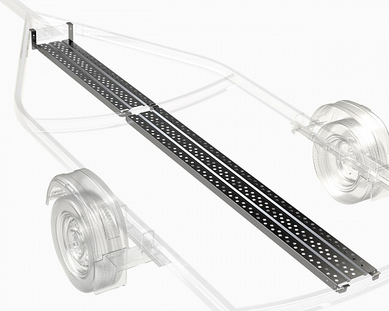 Трап для прицепа МЗСА 822141.502/цинк/ (передняя секция 1630 мм) Трап для прицепа МЗСА 822141.502/цинк/ (передняя секция 1630 мм)