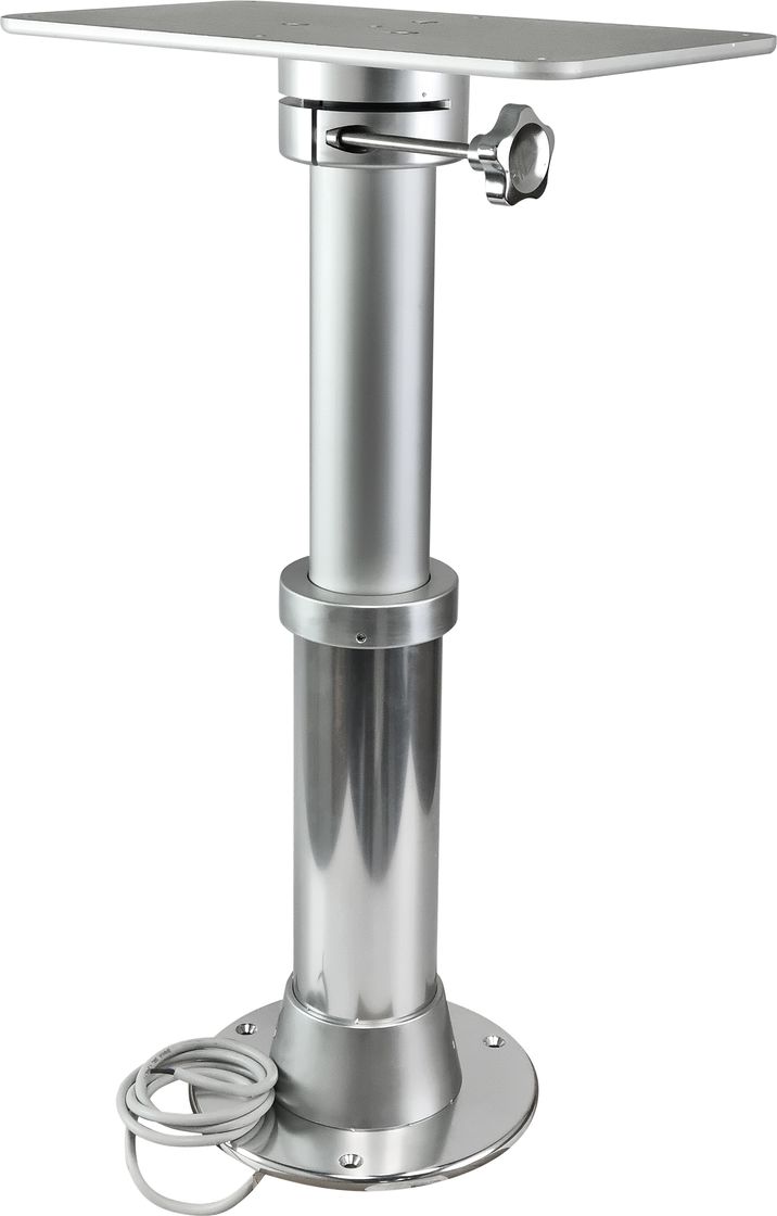 Стойка столешницы электрическая 1 ступень 465-715 мм, основание 250 мм