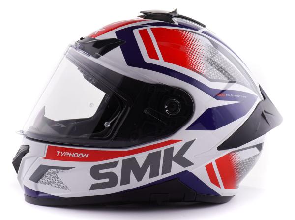 Шлем SMK TYPHOON THORN, цвет белый/синий/красный (L)
