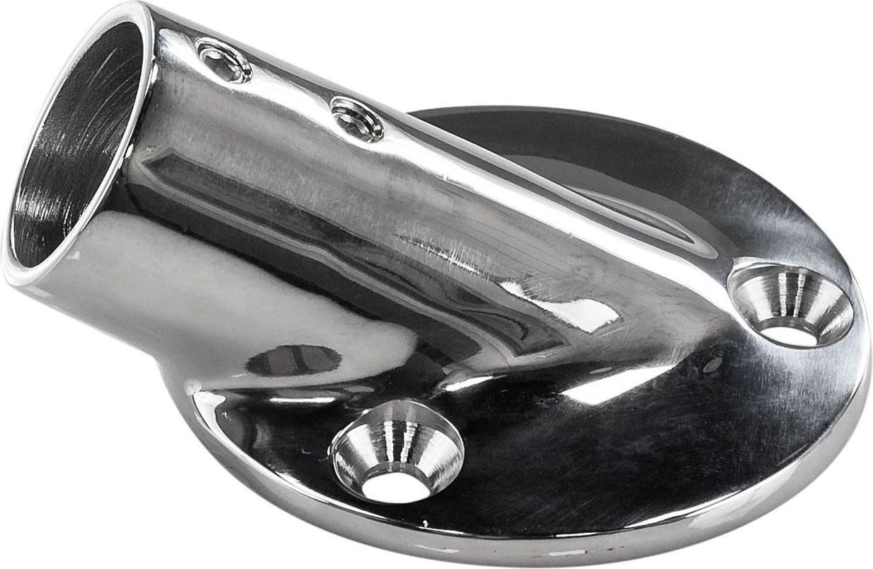 Основание стойки леера (25,4 мм), 30 град, круглое, Marine Rocket