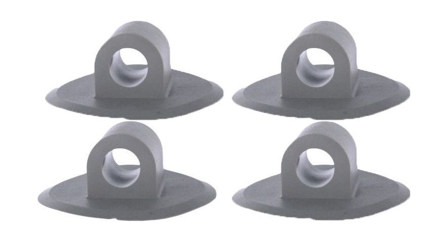 Держатель съемного транца, 100x37, d20, серый, 4 шт