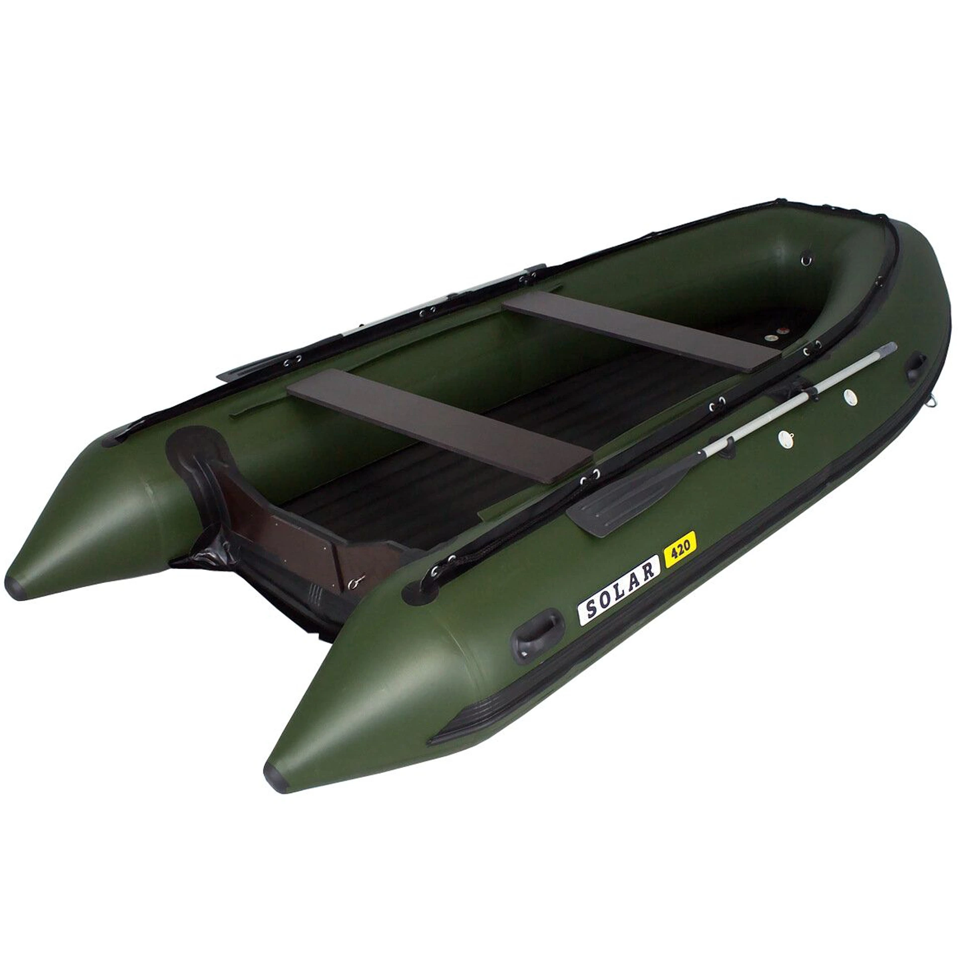 Лодка ПВХ Solar Оптима-420 зеленый