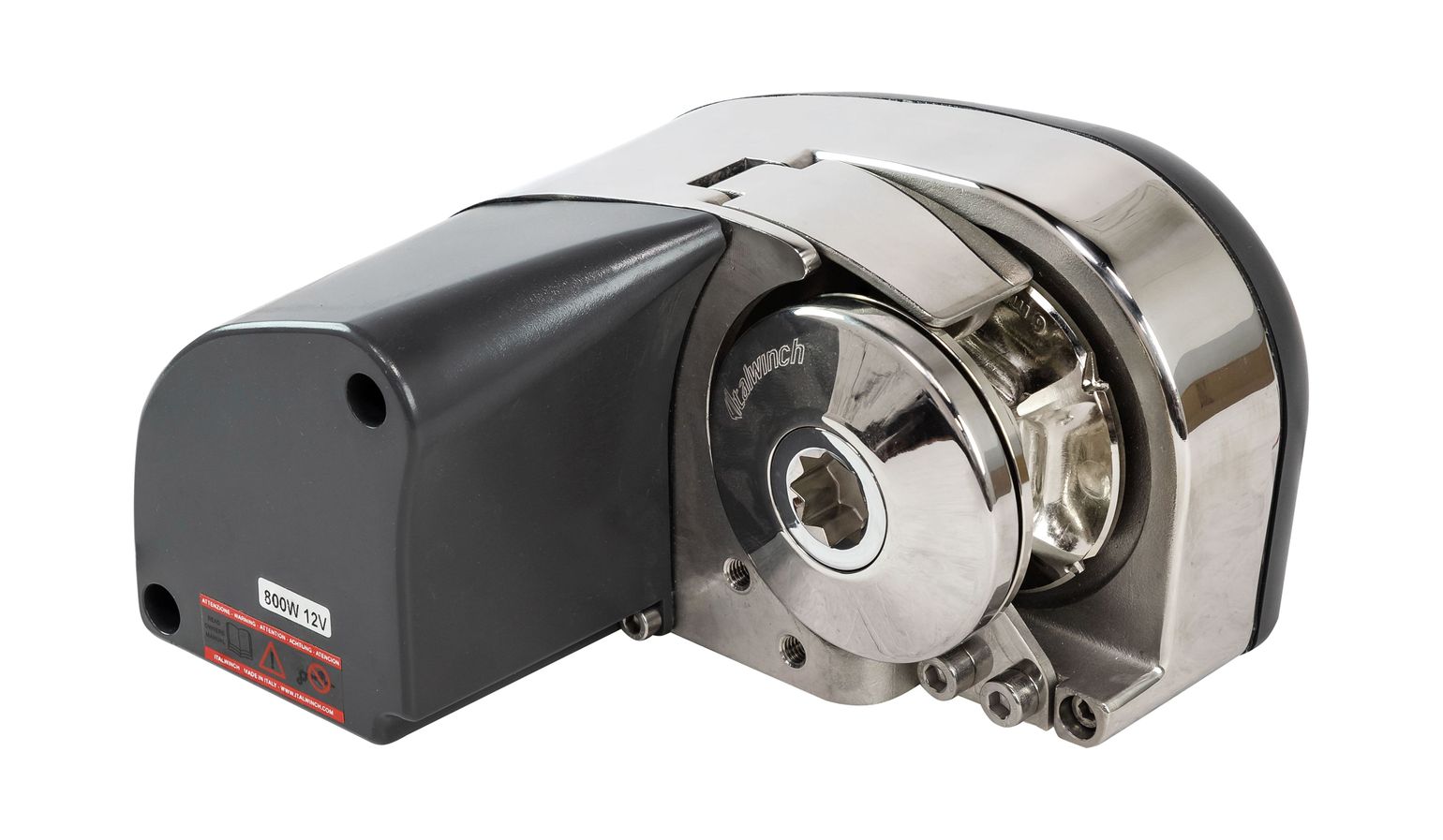 Лебедка якорная Italwinch IKI без барабана, 800Вт, 12В, цепь 6мм