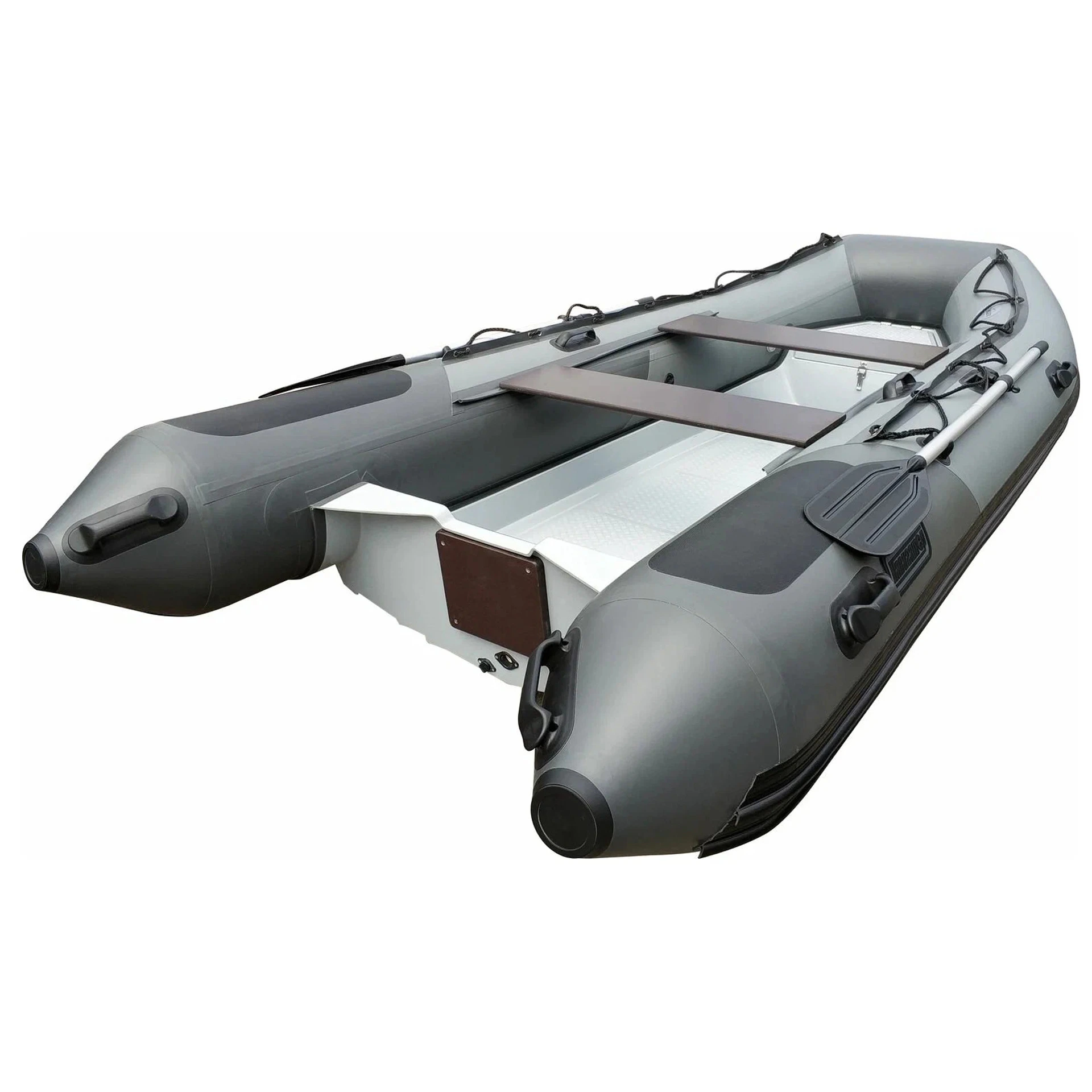 Лодка RIB Forza Marine Навигатор 380R PRO черный/серо-черный