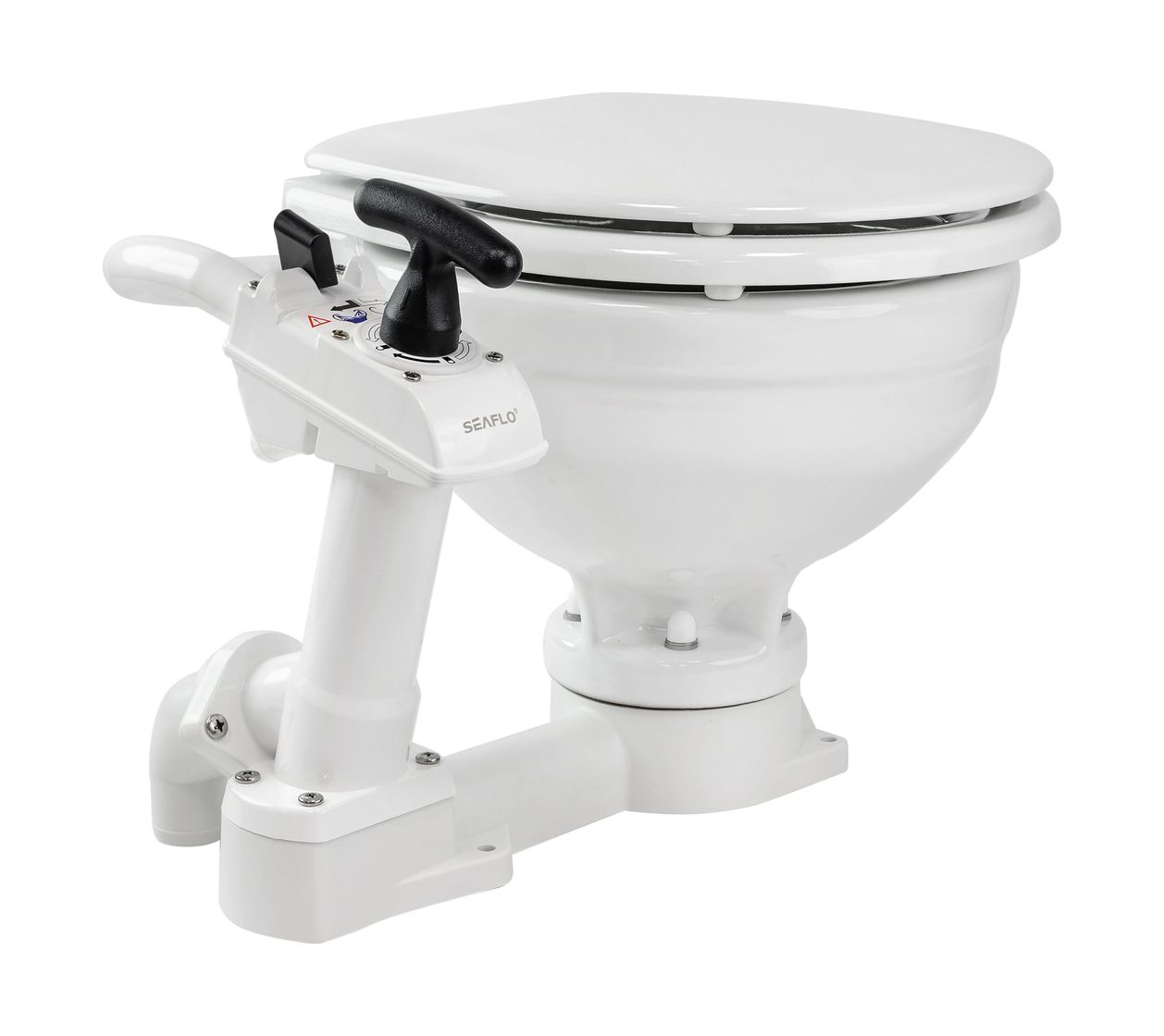 Унитаз с ручной помпой, SeaFlo