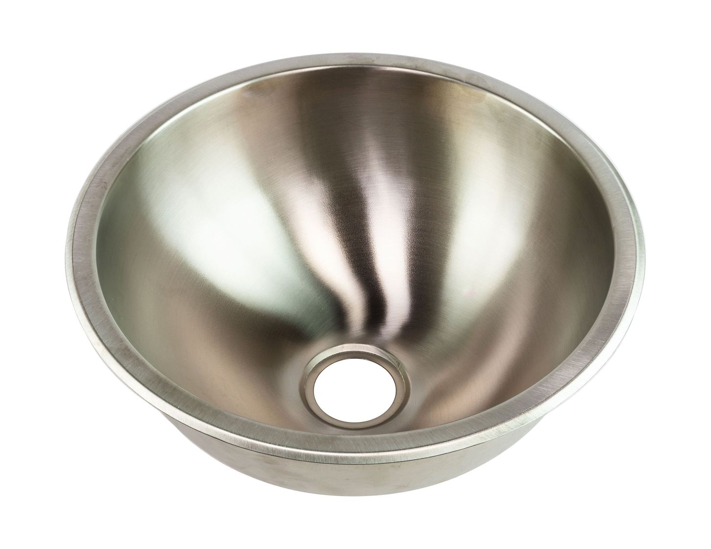 Мойка круглая D340x135,нержавеющая сталь