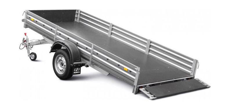 Прицеп для перевозки снегоходов и квадроциклов