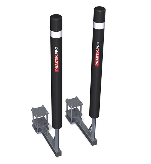 Ворота направляющие усиленные 700х1620 (для профтрубы шириной 60мм) Praktik.pro