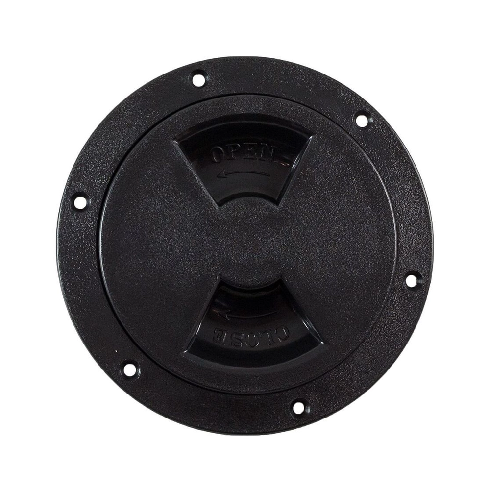 Лючок палубный 4", черный (упаковка из 120 шт.)