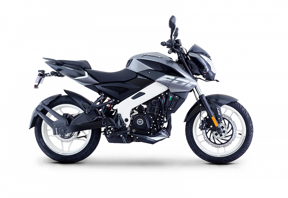 Мотоцикл Bajaj Pulsar NS200 серый