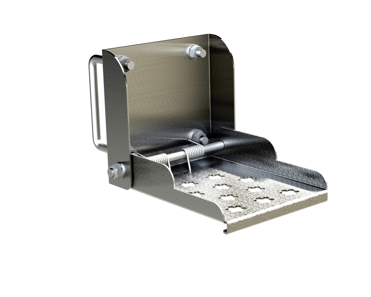 Подножка для прицепа складная (490.201.000.000) (цинк) Praktik.pro