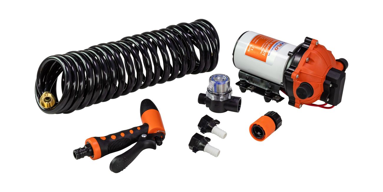 Комплект помывочный SeaFlo, 12 В, 18.9 л/мин, 70 PSI (4.8 бар) (упаковка из 4 шт.)