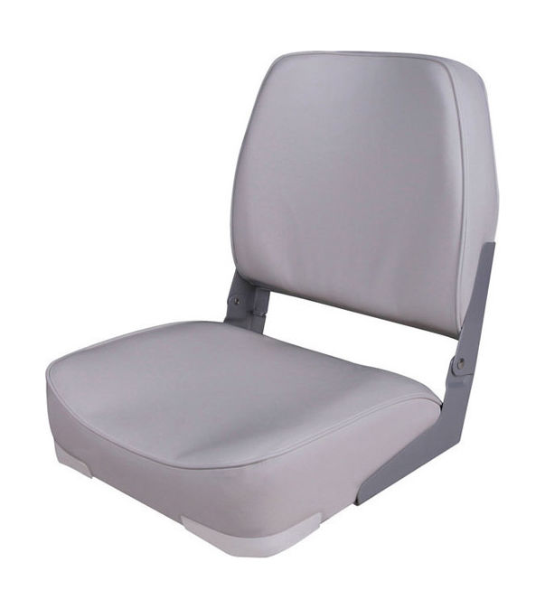 Кресло мягкое складное Economy, обивка винил, цвет серый, Marine Rocket