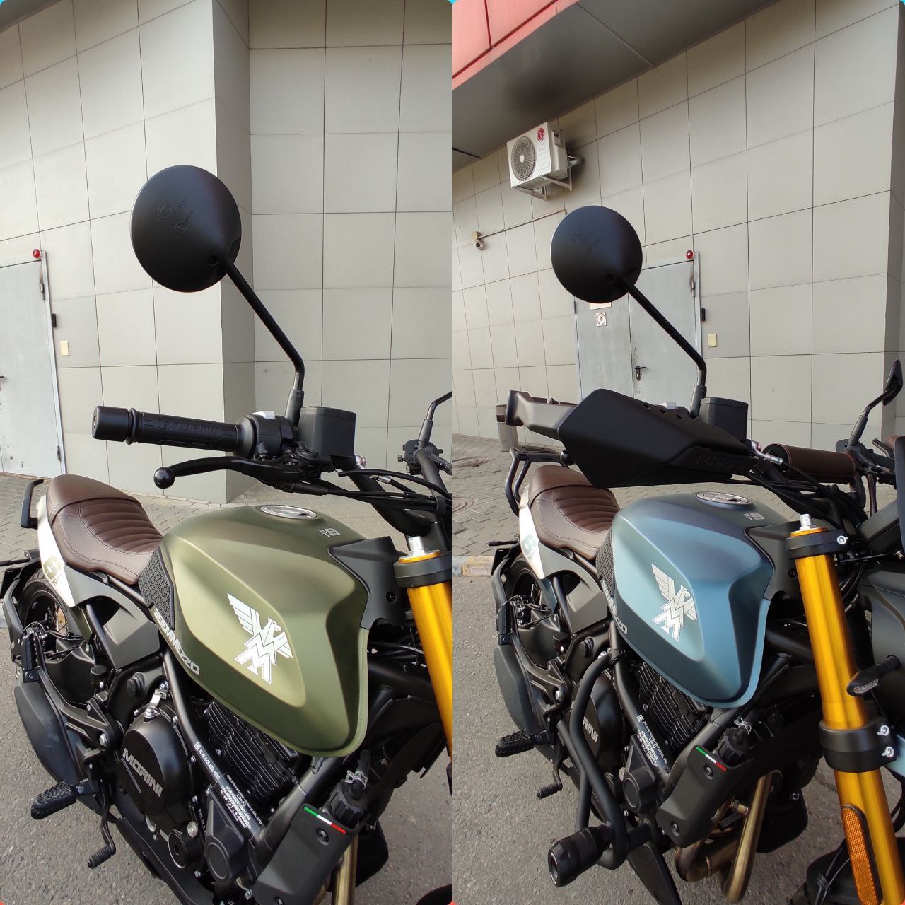 Защита рук, RH / Right handgrip protecting cover comp