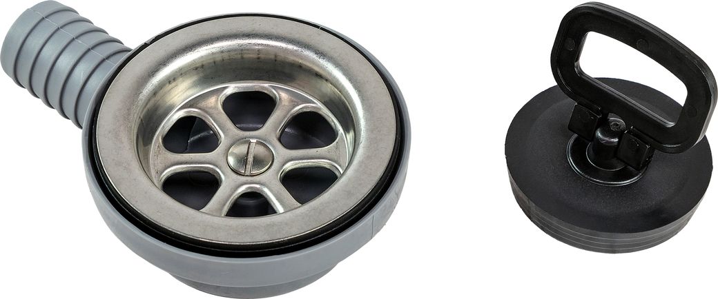 Слив с боковым отводом под 90°