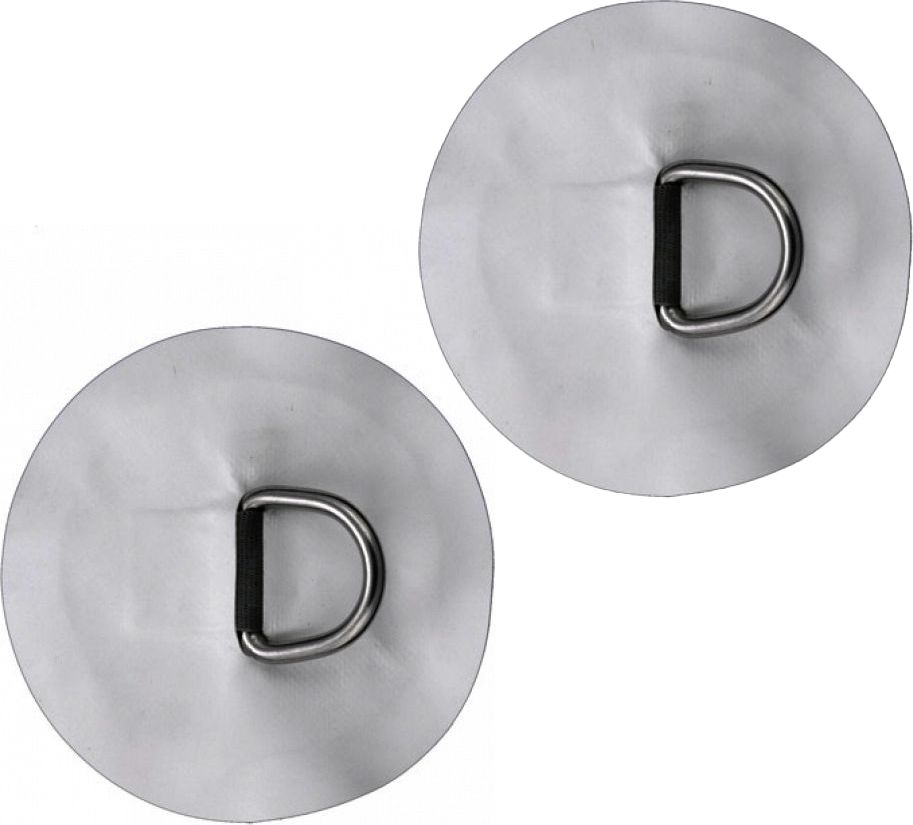 Кольцо D-образное серое, 2 шт