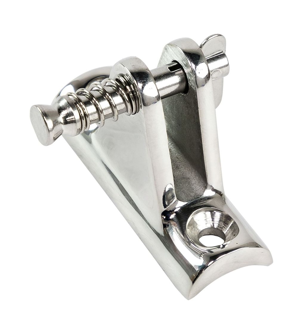 Кронштейн палубный 90 град, с подпружинненым штифтом, ровное основание, Marine Rocket