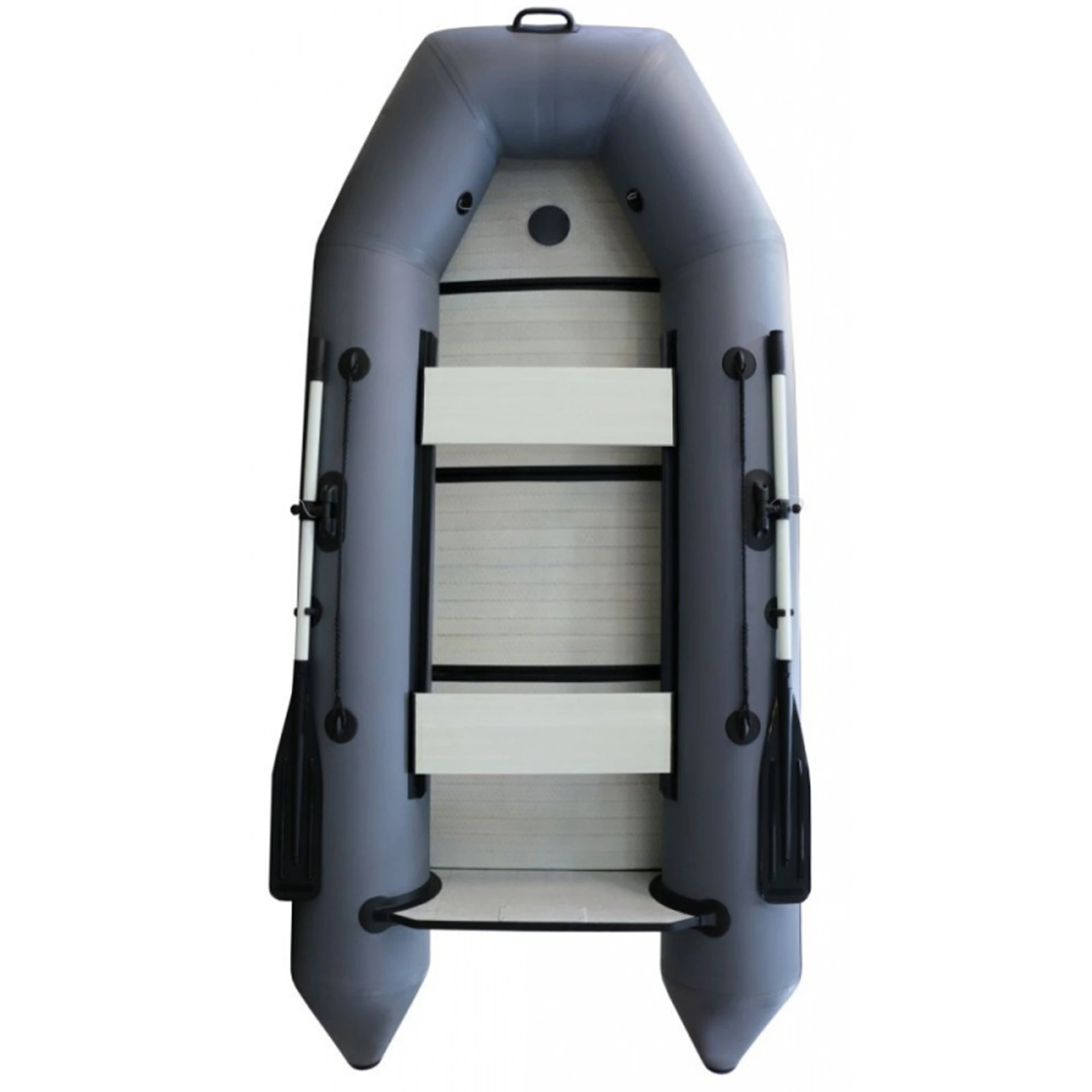 Лодка ПВХ Polar Bird 260 ТМ (ЧИРОК) (+слань стеклокомпозит) серый