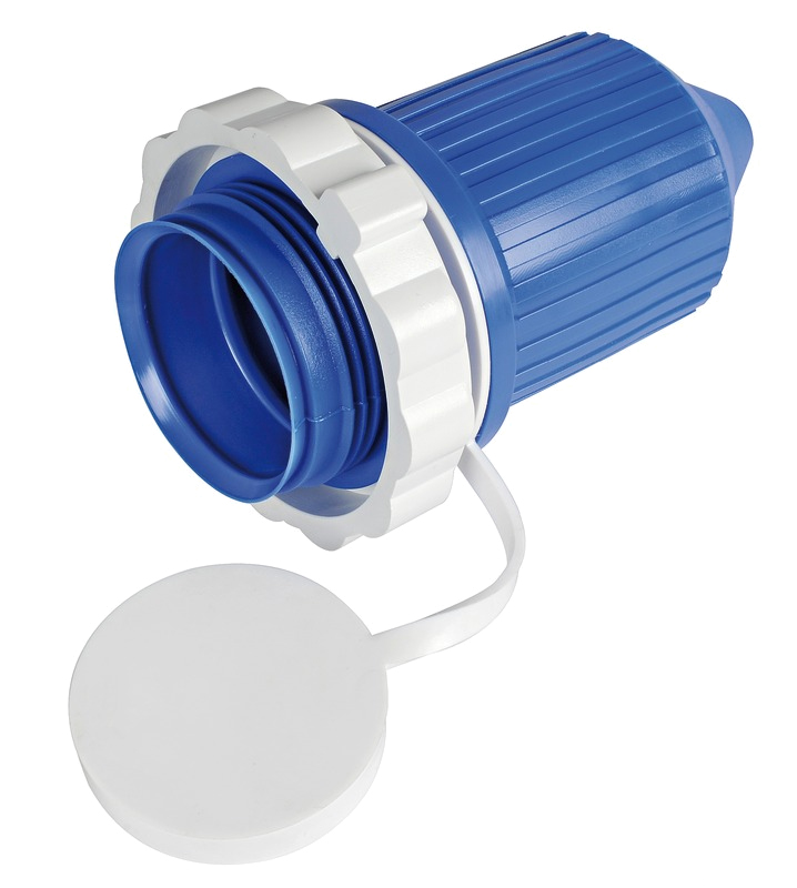 Кожух кабельной розетки, синий ПВХ (Osculati, Италия) Кожух кабельной розетки, синий ПВХ (Osculati, Италия)