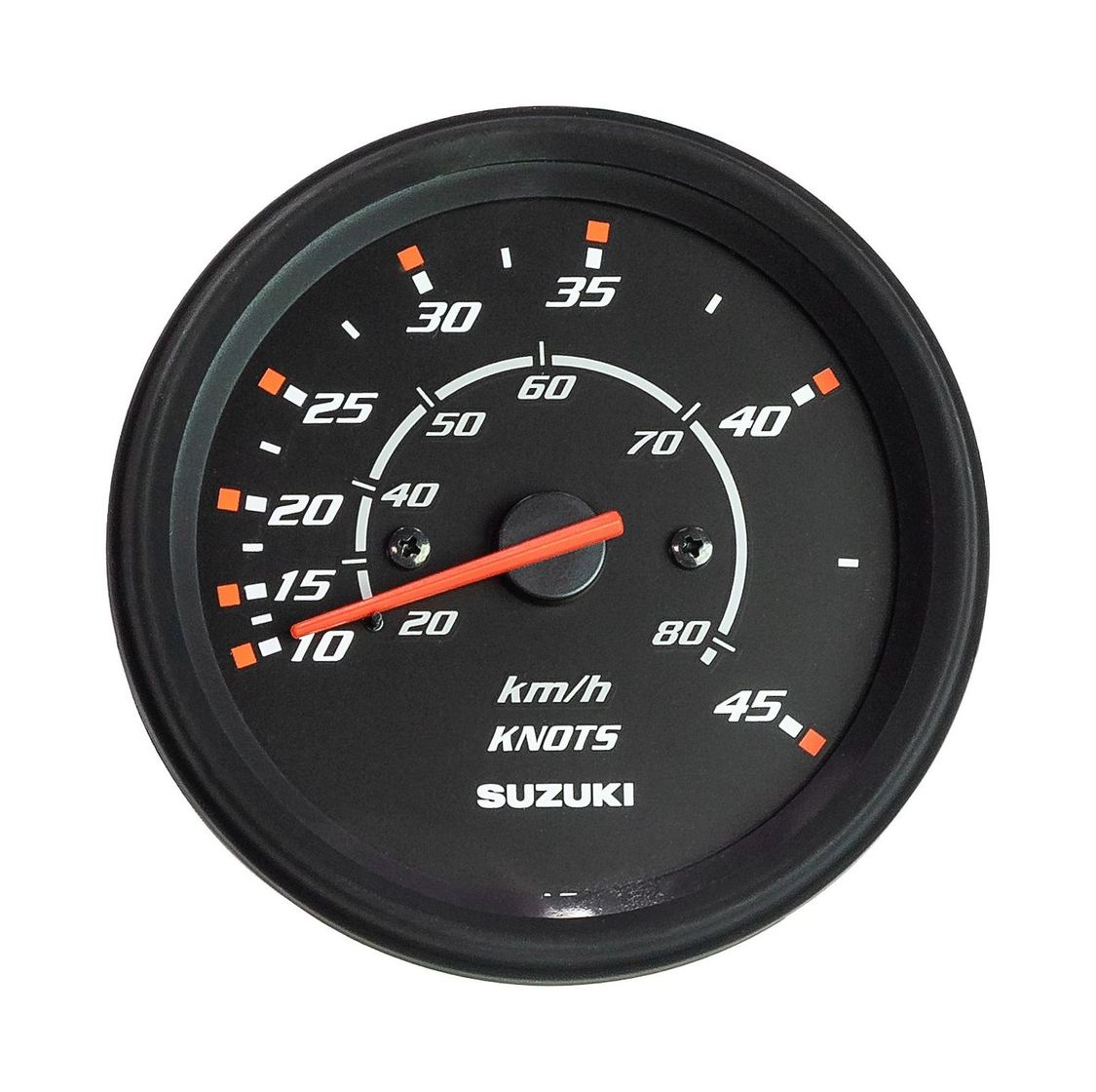 Спидометр Suzuki 4", 80 км/ч, 45 узлов, черный
