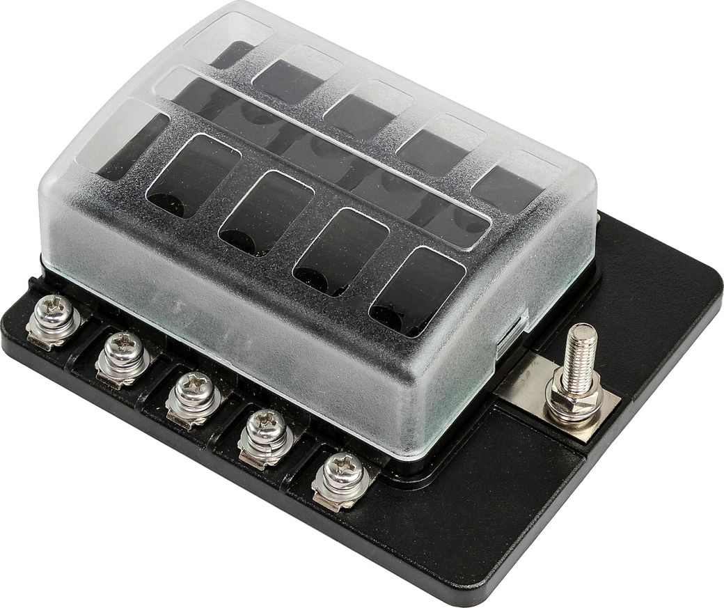 Блок на 10 предохранителей с индикацией исправности предохранителя, Marine Rocket