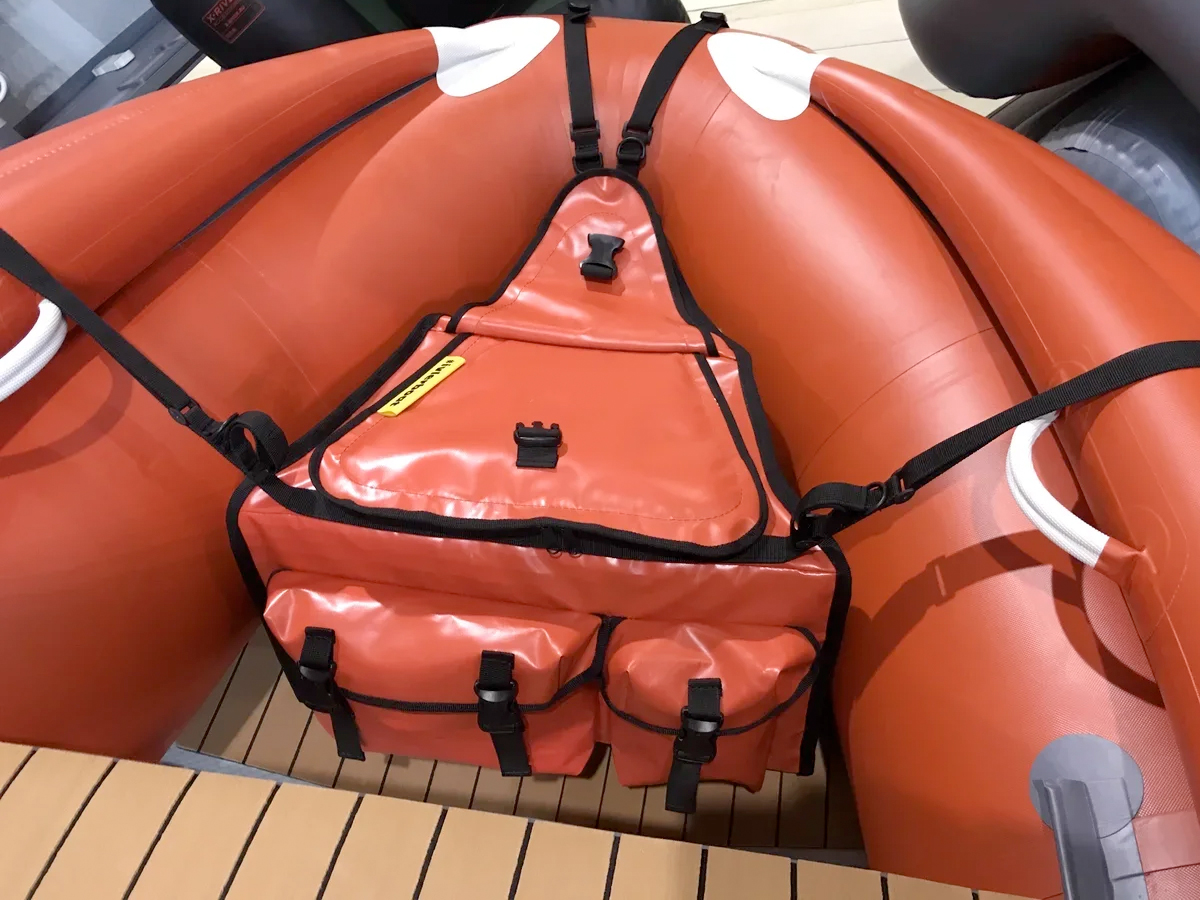 Сумка носовая, карманы, Рокки 335-375, графит, Ivler