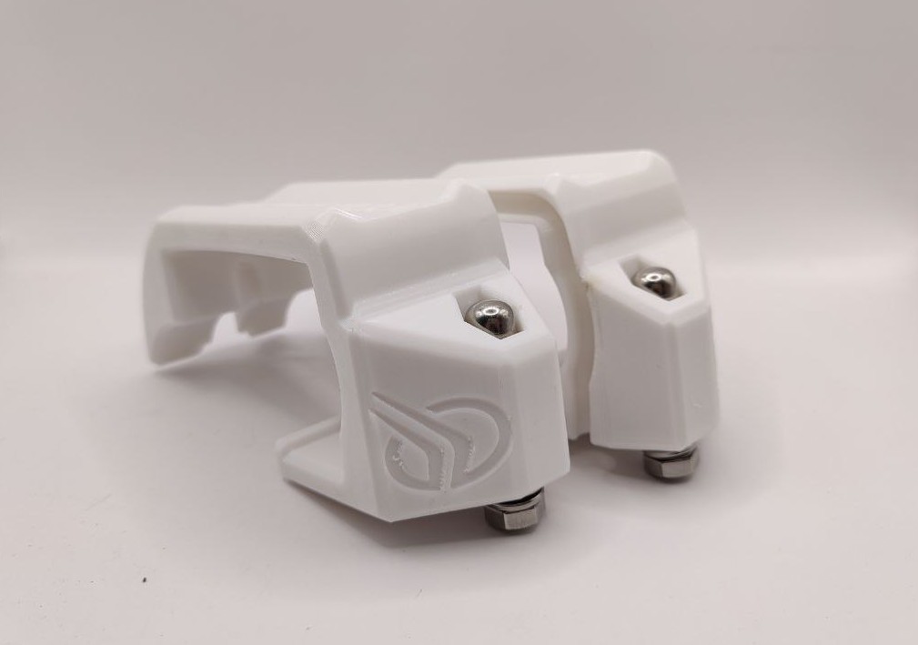 Крепеж носовых фар (к-кт 2шт) Волжанка 46-50 (2018-2023) пластик, белый Прокатись.Ру