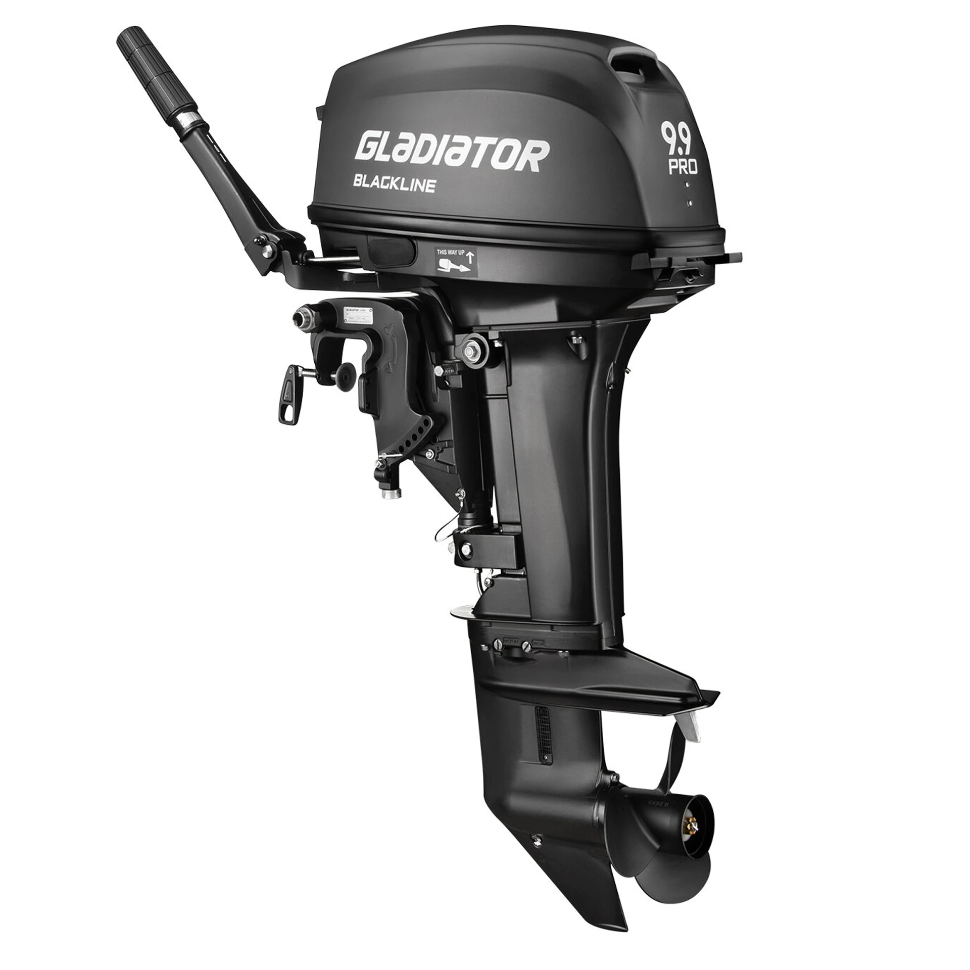 Лодочный мотор Gladiator G9.9PRO FHS BLACKLINE