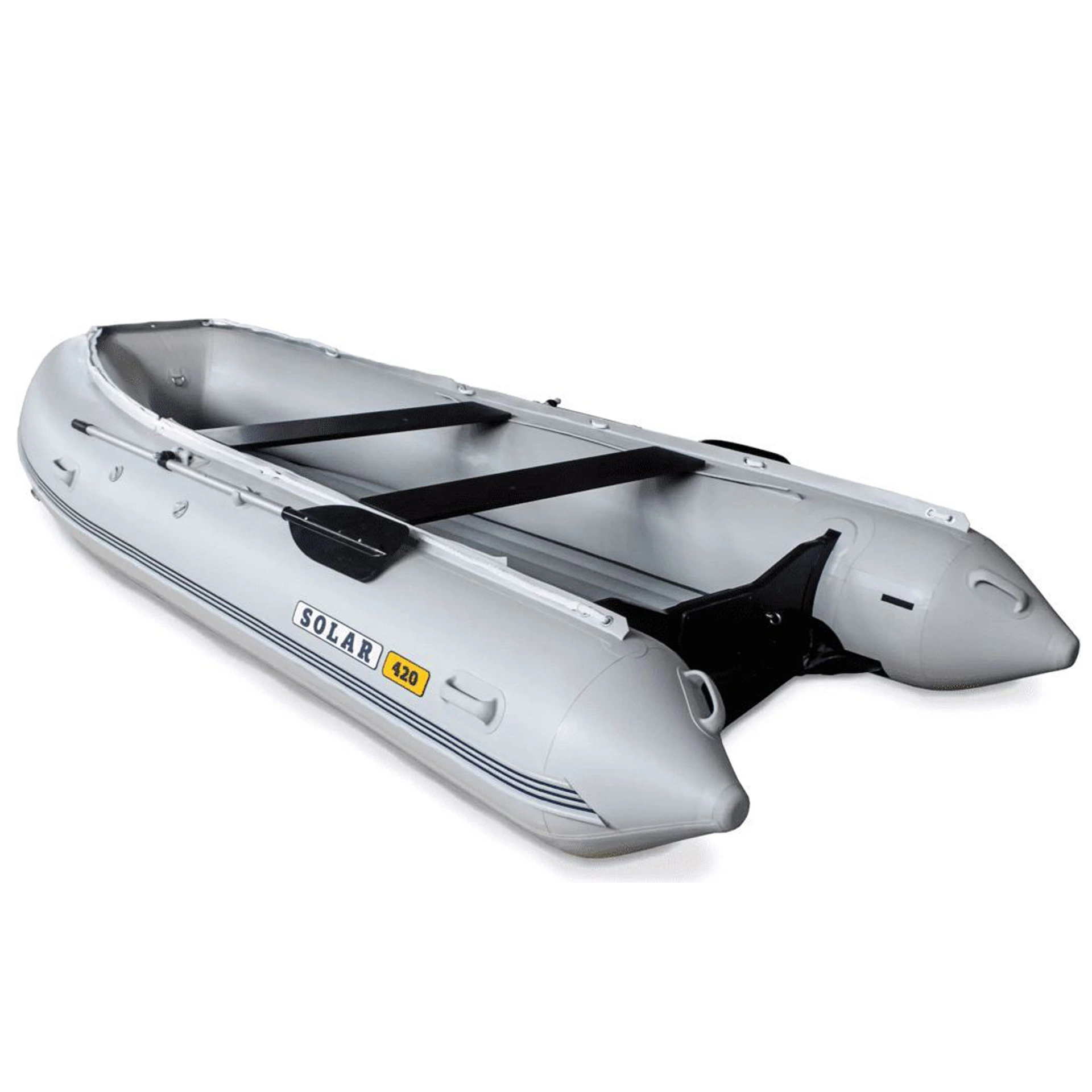 Лодка ПВХ Solar Оптима-420 серый