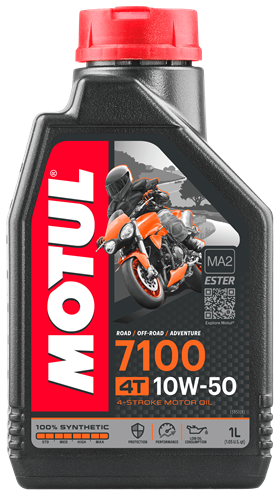 Масло моторное 4-х тактное для мотоциклов Motul 7100 4T SAE 10W50 1л