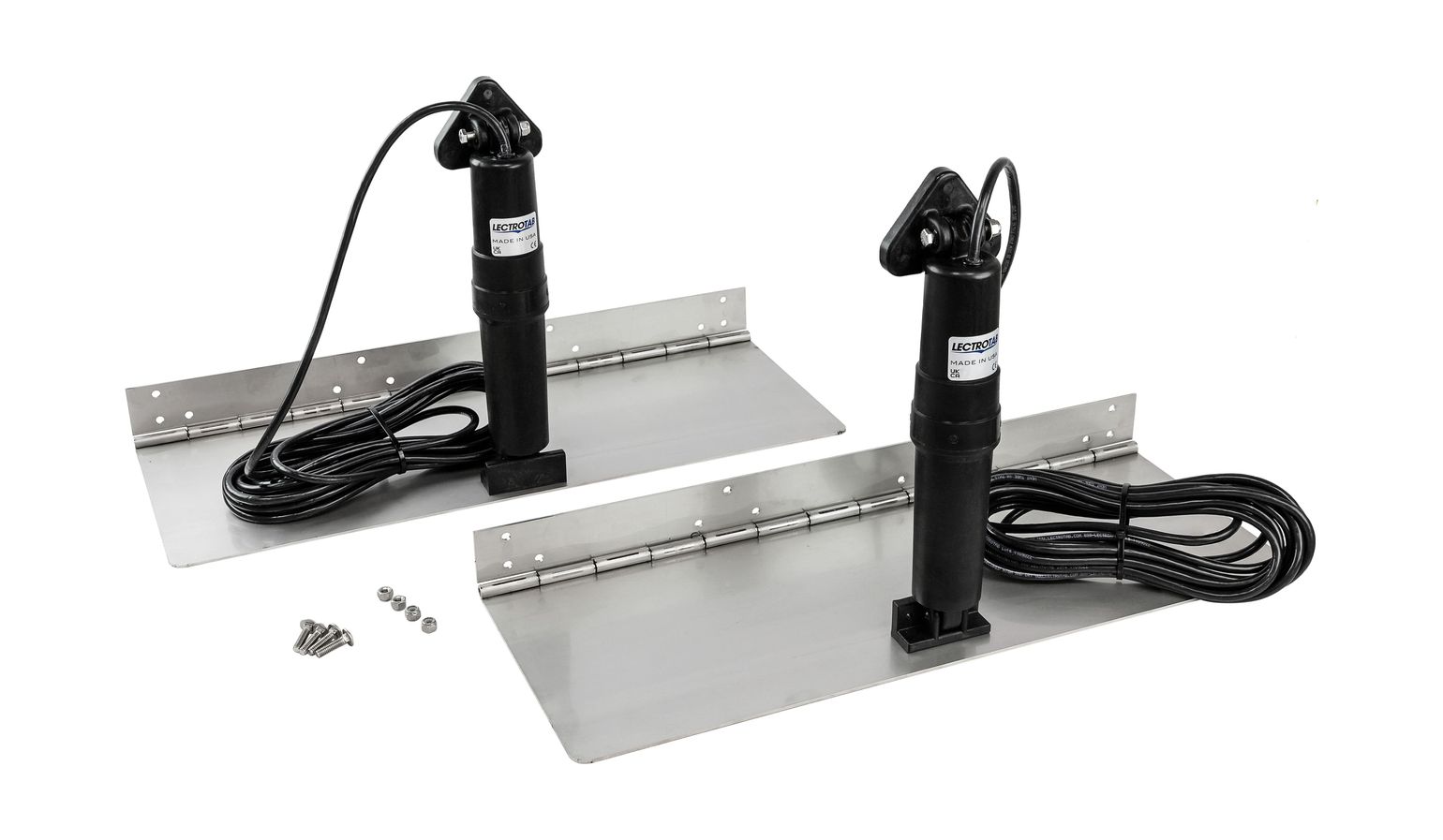 Комплект транцевых плит XKA (нерж.), 9x24 дюймов, без панели управления