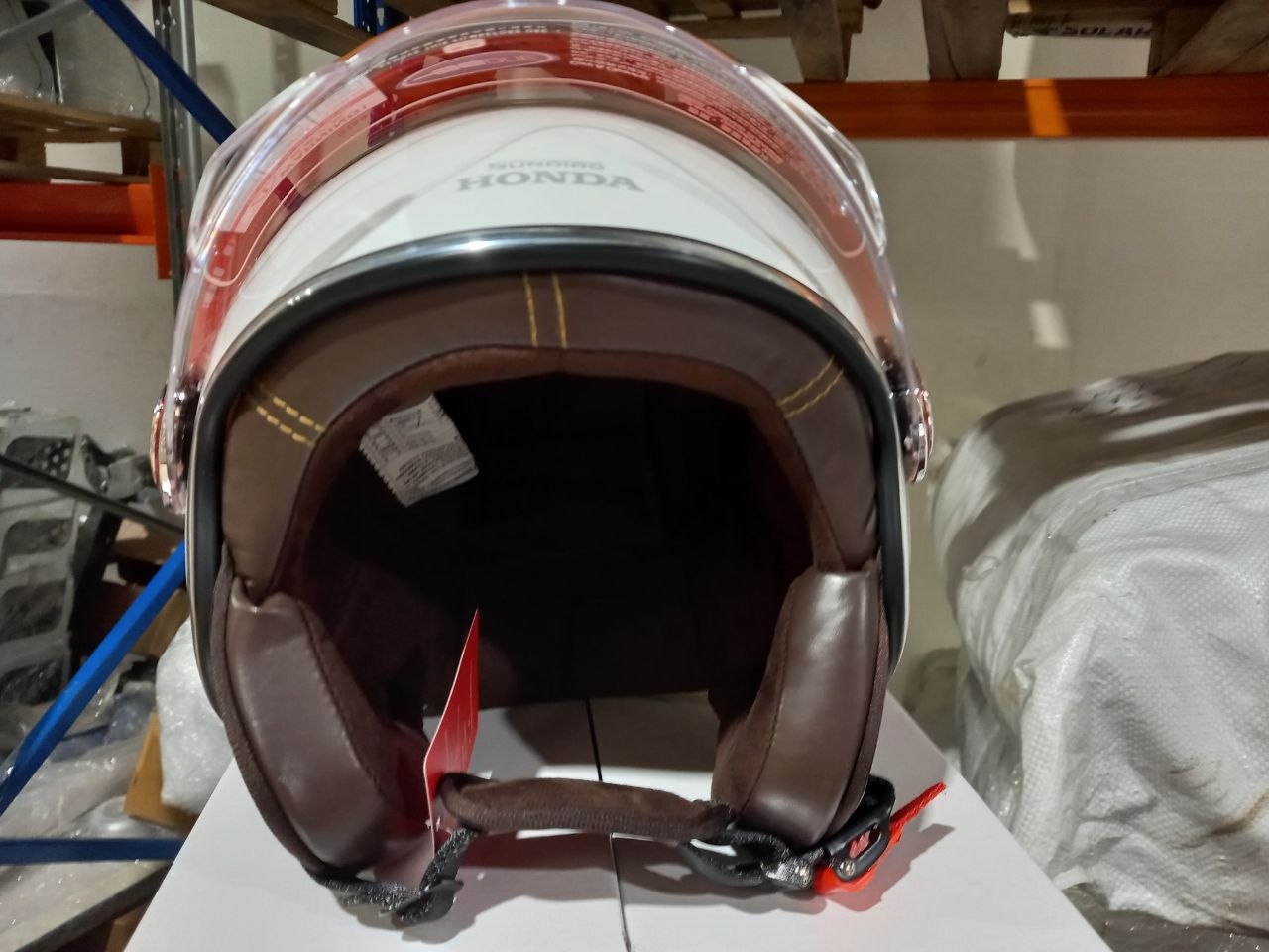 Шлем Honda Sundiro белый, размер М (RR)