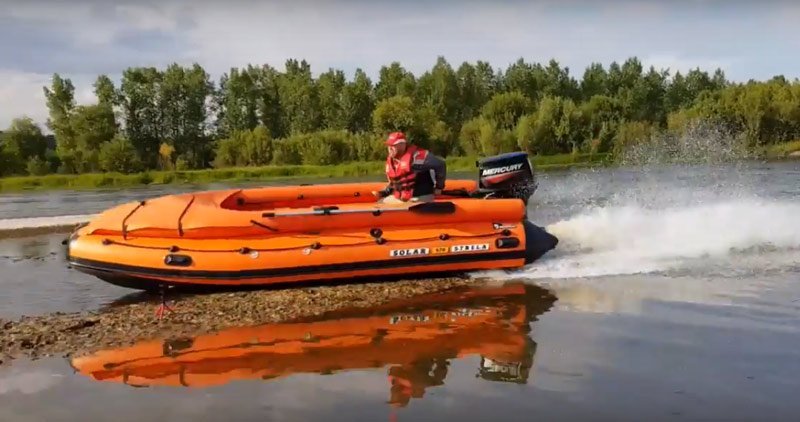 Лодка ПВХ Solar-470 Super JET с тоннелем