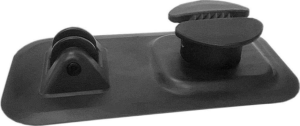 Рым якорный с роликом, для лодки ПВХ, черный