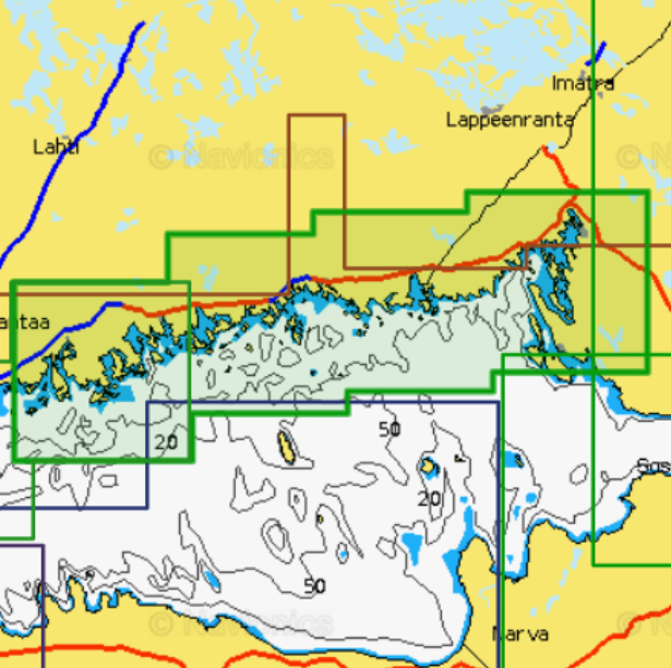 Карта Navionics  5G587S2 Выборг - Kalkstrand