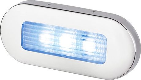 Светильник каютный светодиодный теплый голубой свет, 6 диодов 12 В, SeaFlo (упаковка из 10 шт.)