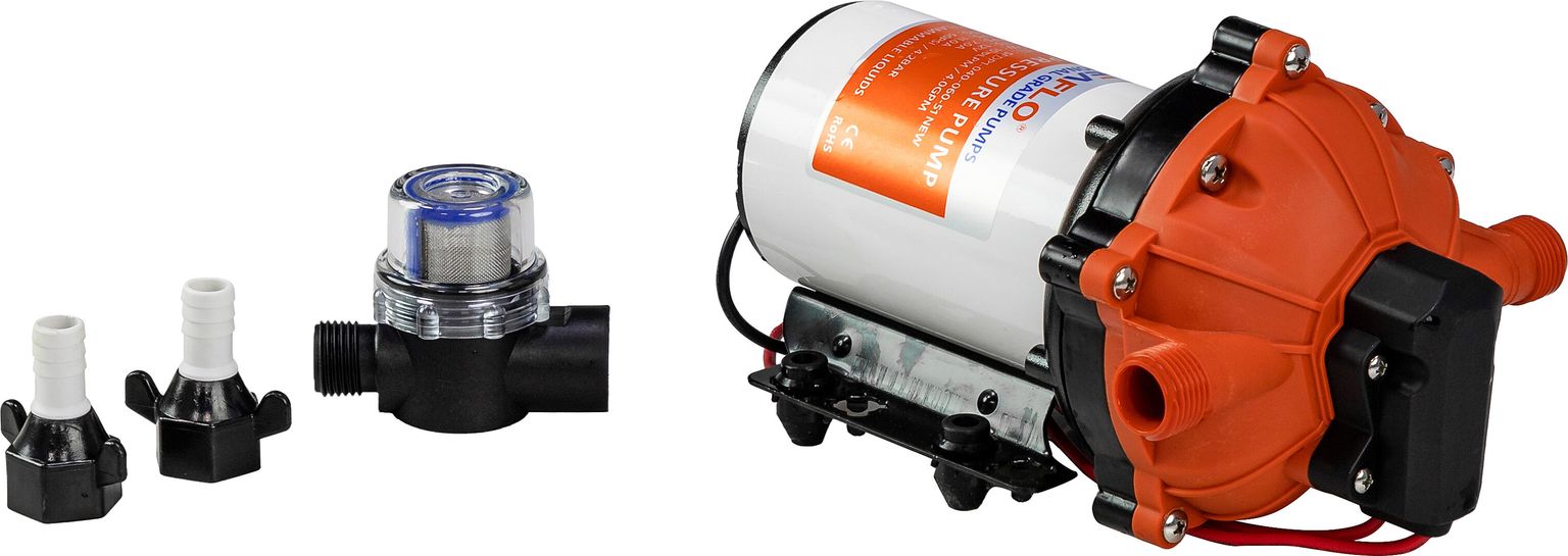 Помпа водоподающая мембранная SeaFlo, 12 В, 18.9 л/мин, 4.1 бар, 17 А (упаковка из 6 шт.)