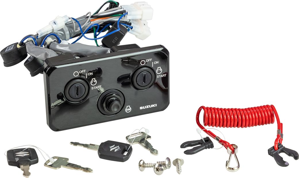 Панель замка зажигания Suzuki, горизонтальная (2 мотора)