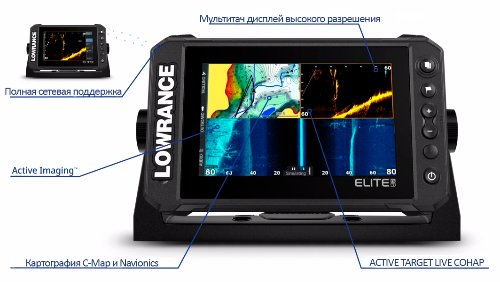 Эхолот Lowrance Elite FS-7 with Active Imaging 3-in-1 (ROW)