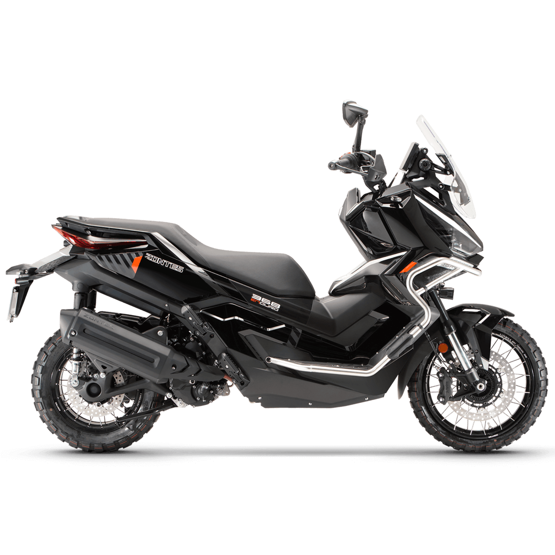 Максискутер Zontes ZT368-G черный