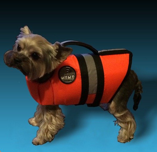 Спасательный жилет для собаки "@-друг человека"  XS(0-4 кг)