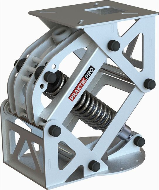 Стойка амортизационная Практик 300 V2, оцинкованная Стойка амортизационная Практик 300 V2, оцинкованная