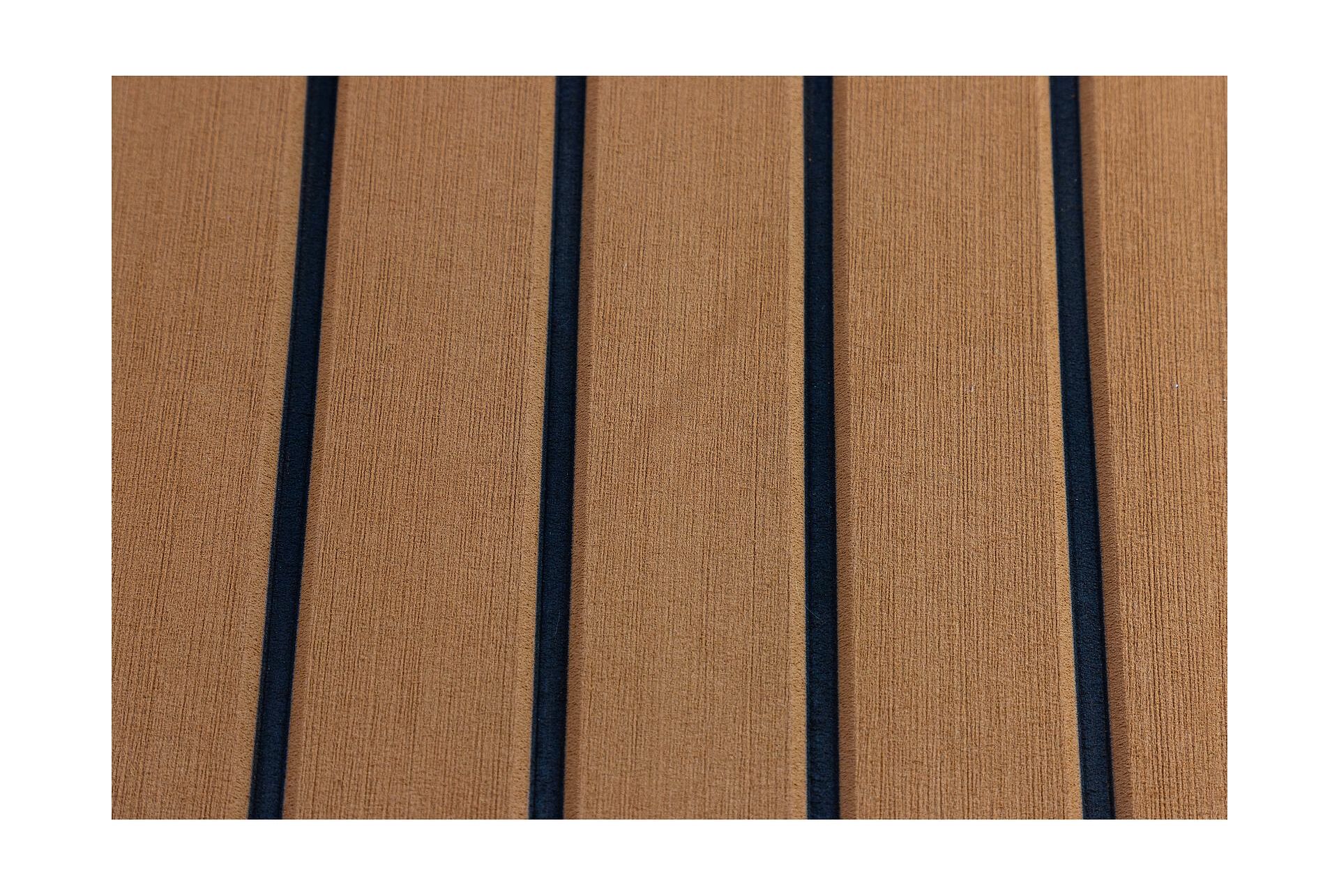 Покрытие палубное EVA, 2400х900х6мм, самоклеющееся, светло-коричневое, тип "A", упаковка 2 шт,  Mari