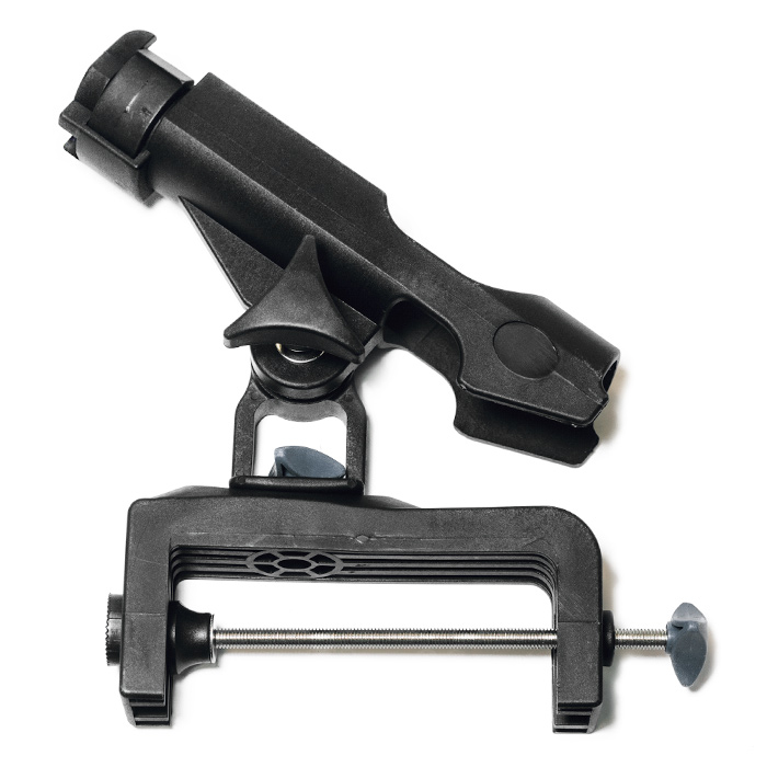 Держатель спиннинга SUNFINE поворотный на струбцине 10-120 мм, пластик