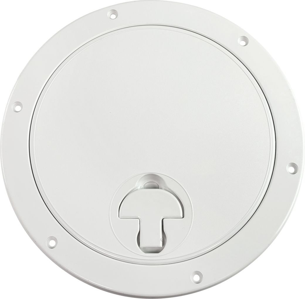 Лючок палубный 235 мм, белый (упаковка из 8 шт.) Лючок палубный 235 мм, белый (упаковка из 8 шт.)